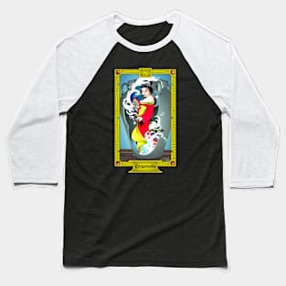 Geisha and Water - Temperantia Tarot Baseball T-Shirt